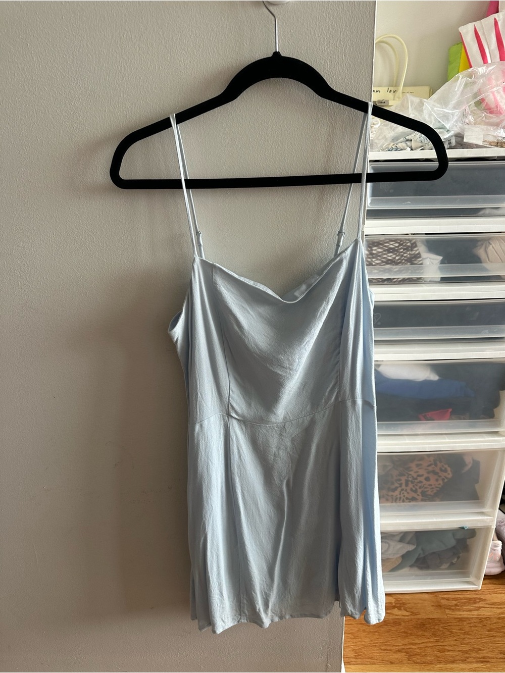 Sundays Best —Blue Slip Dress